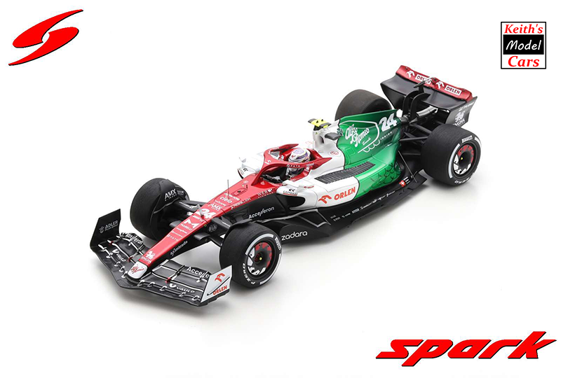 1:43 Scale Spark Models Alfa Romeo F1 Team Orlen Racing C42 