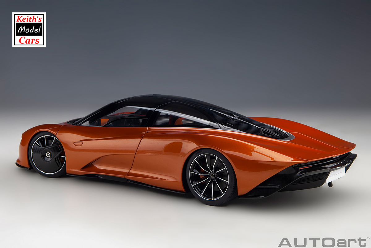 1:18 Scale AUTOart Models McLaren Speedtail in Volcano Orange (AA76088)