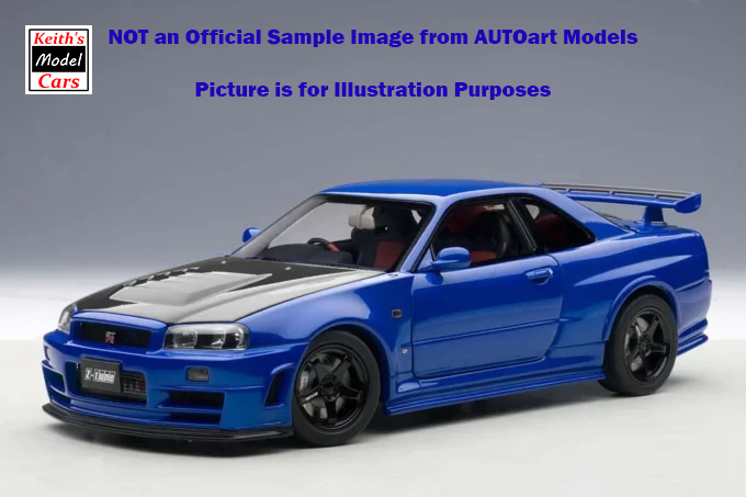 1:18 Scale AUTOart Models Nissan Skyline GT-R (R34) Z-Tune in