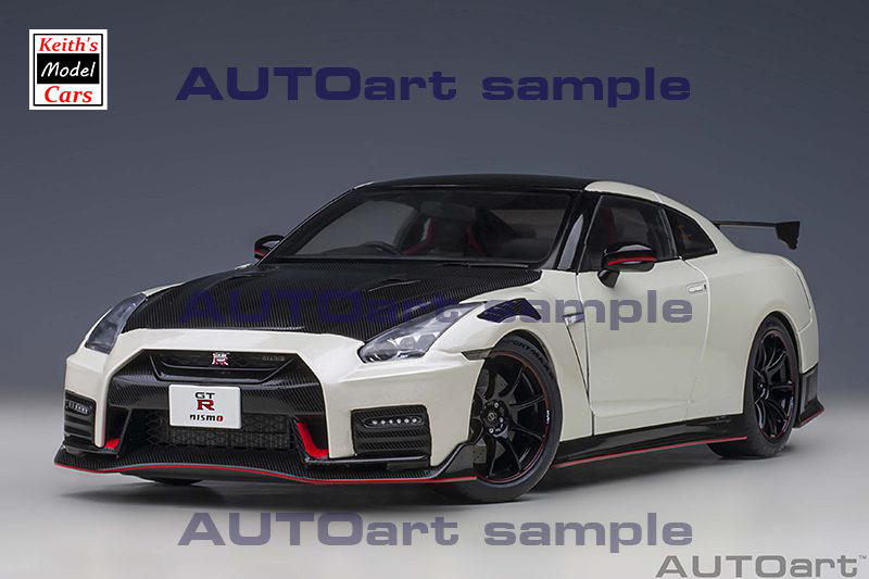 1:18 Scale AUTOart Models Nissan GT-R (R35) Nismo 2022 Special Edition in  Brilliant White Pearl (AA77501)