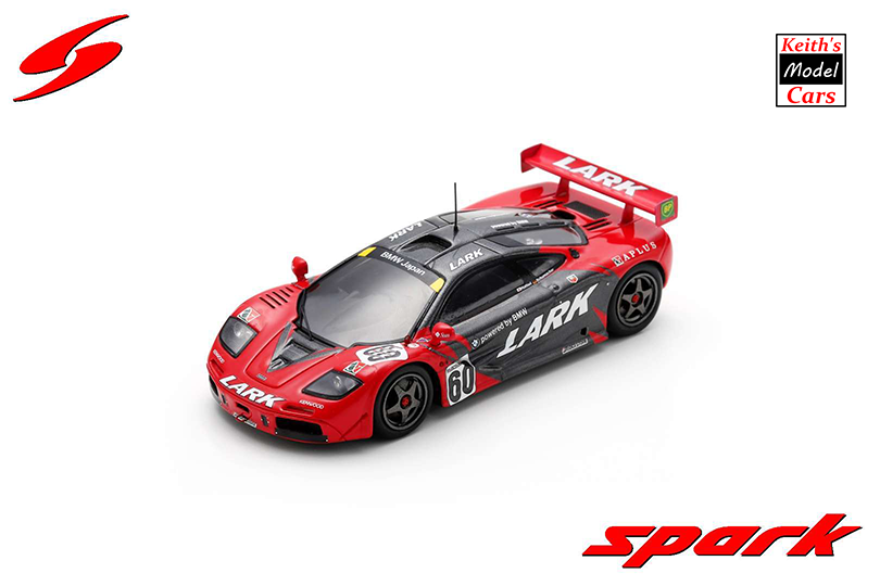 1:43 Scale Spark Models LARK McLaren F1 GTR - JGTC 1996 – Round 1 - Winner  GT500 Class (No.60 - N. Hattori/R. Schumacher) (SJ161)