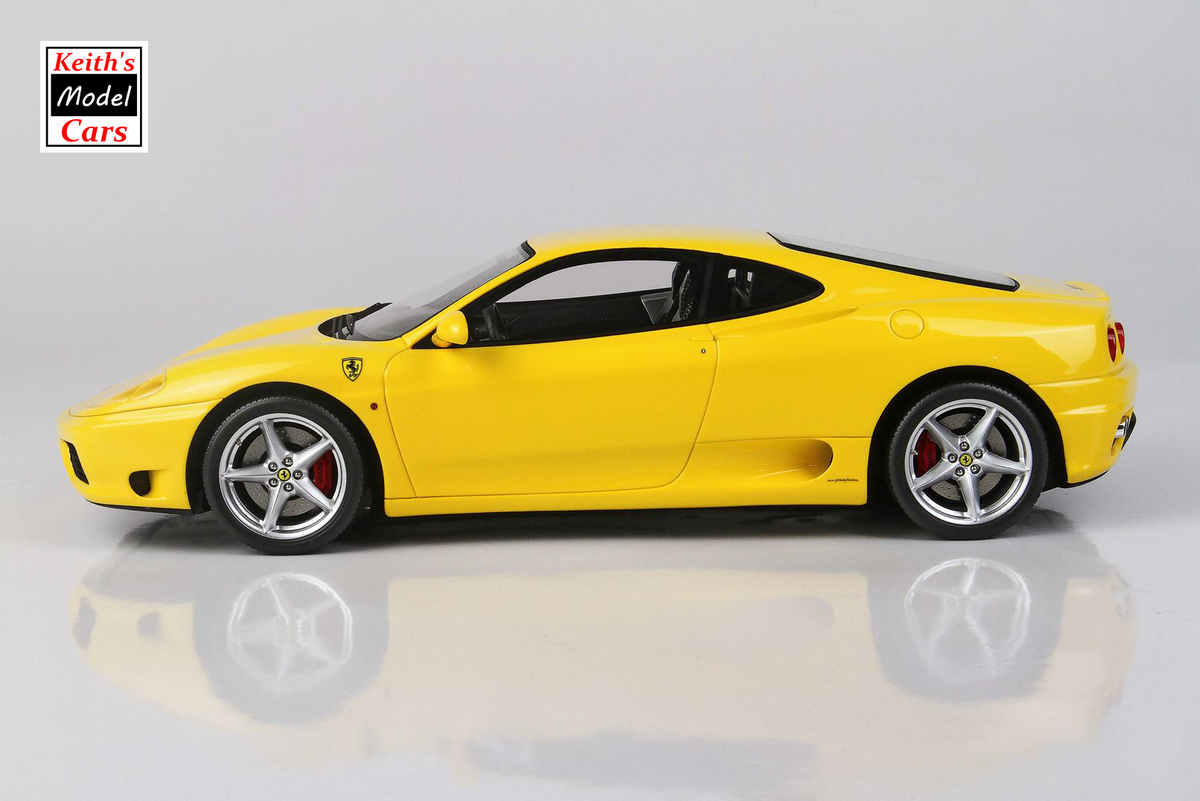 1:18 Scale BBR Models Ferrari 360 Modena (1999) in Giallo