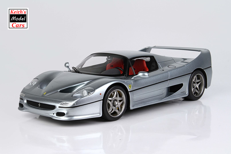 1:18 Scale BBR Models Ferrari F50 Coupé in Grigio Titiano