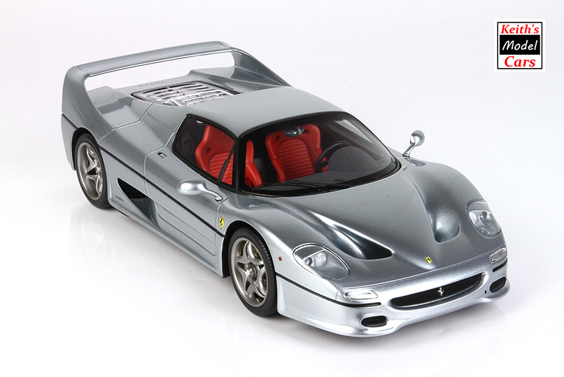 1:18 Scale BBR Models Ferrari F50 Coupé in Grigio Titiano