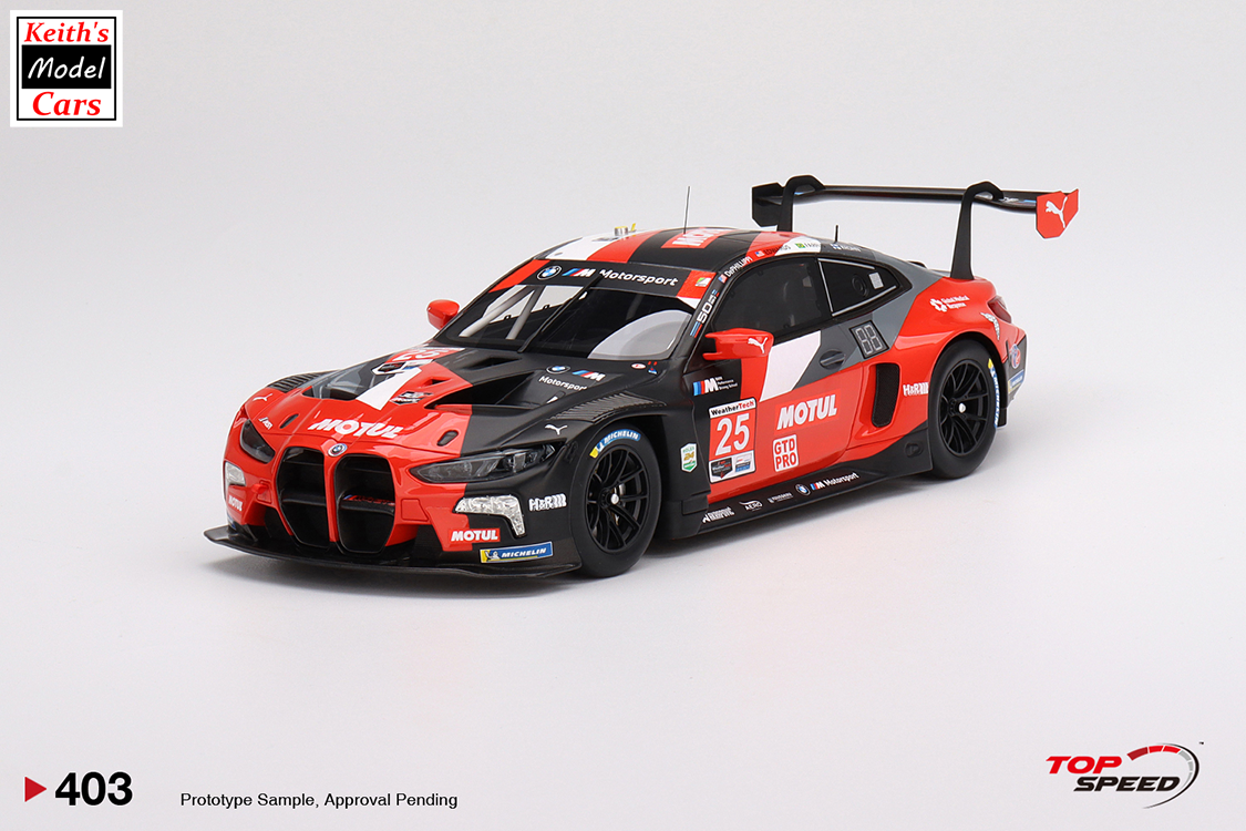 1:18 Scale TopSpeed-Models BMW M4 GT3 - BMW Team RLL - 2022 IMSA