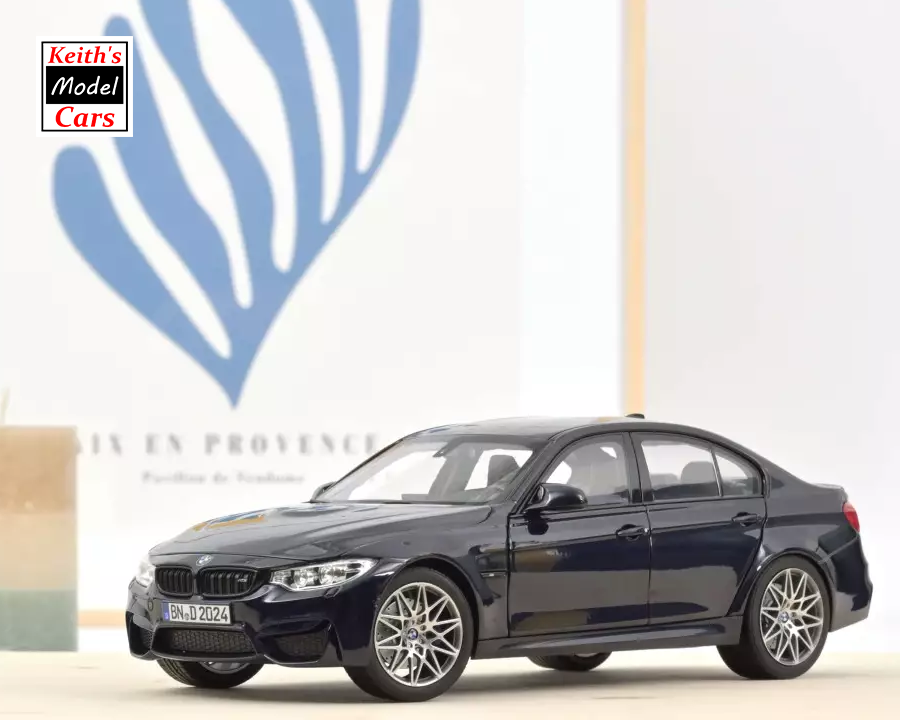 1:18 Scale BMW M3 Competition in Blue Metallic (183236) by Norev