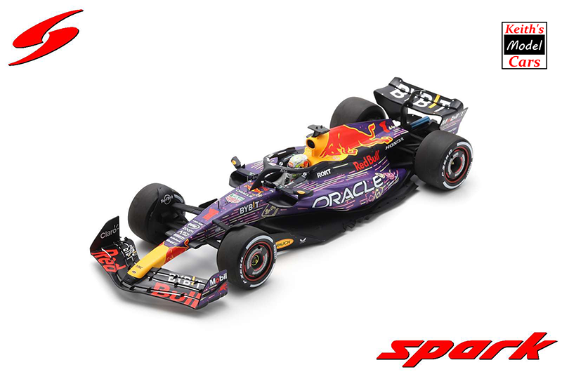 [1/18 Scale] Red Bull Racing RB19 - Las Vegas GP 2023 - Winner (No.1 - M. Verstappen) by Spark Models