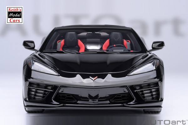 [1/18 Scale] Chevrolet Corvette C8 Stingray Z51 in Black by AUTOart Models