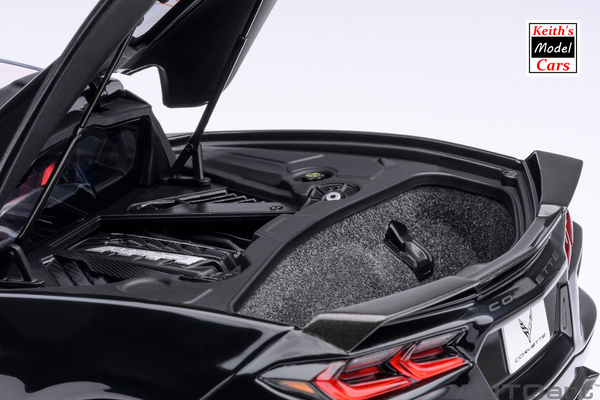 [1/18 Scale] Chevrolet Corvette C8 Stingray Z51 in Black by AUTOart Models