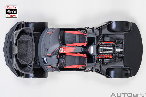 [1/18 Scale] Chevrolet Corvette C8 Stingray Z51 in Black by AUTOart Models