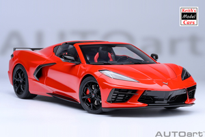 [1/18 Scale] Chevrolet Corvette C8 Stingray Z51 in Torch Red by AUTOart Models