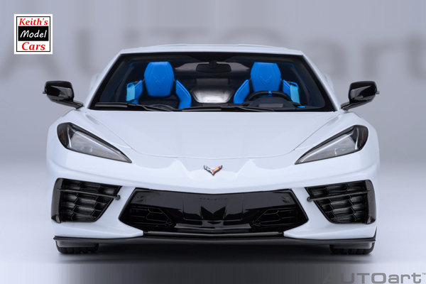 [1/18 Scale] Chevrolet Corvette C8 Stingray Z51 in Ceramic Matrix Grey Metallic by AUTOart Models