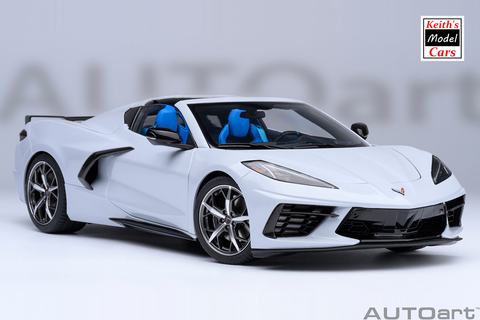 [1/18 Scale] Chevrolet Corvette C8 Stingray Z51 in Ceramic Matrix Grey Metallic by AUTOart Models