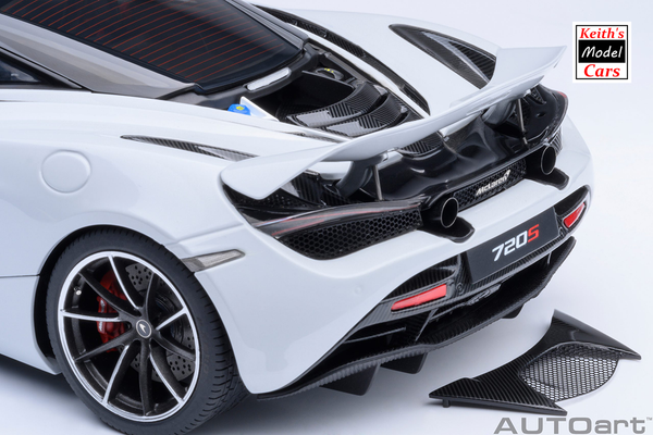 [1/18 Scale] McLaren 720S in Silica White by AUTOart Models