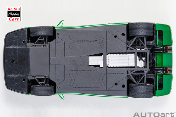 [1/18 Scale] Lamborghini Diablo SE 30th Anniversary in Verde Mic/Metallic Green by AUTOart Models