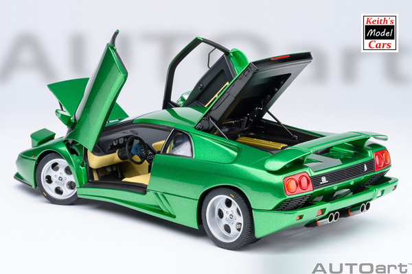 [1/18 Scale] Lamborghini Diablo SE 30th Anniversary in Verde Mic/Metallic Green by AUTOart Models