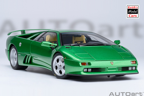 [1/18 Scale] Lamborghini Diablo SE 30th Anniversary in Verde Mic/Metallic Green by AUTOart Models