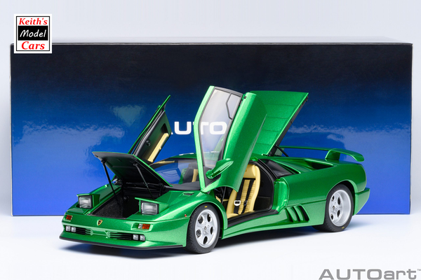 [1/18 Scale] Lamborghini Diablo SE 30th Anniversary in Verde Mic/Metallic Green by AUTOart Models