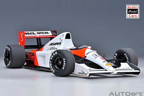 [1/18 Scale] McLaren Honda MP4/6 with McLaren Logo - 1991 Japan GP - No.1 A. Senna by AUTOart Models