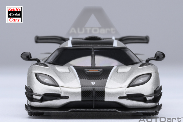 [1/64 Scale] Koenigsegg One:1 in Moon Grey/Carbon by AUTOart Models