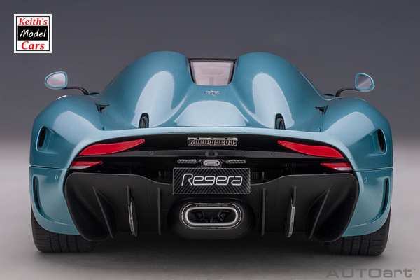 [1/18 Scale] Koenigsegg Regera in Horizon Blue by AUTOart Models