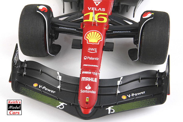 [1/18 Scale] Ferrari SF-75 Italian GP 2022 - Monza (No.16 Charles Leclerc) by BBR Models