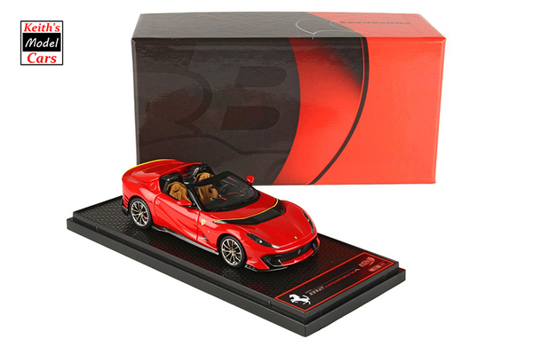 [1/43 Scale] Ferrari 812 Competizione Aperta in Rosso Corsa 322 by BBR Models