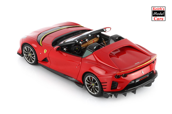 [1/43 Scale] Ferrari 812 Competizione Aperta in Rosso Corsa 322 by BBR Models