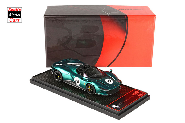 [1/43 Scale] Ferrari SP3 Daytona Series Icona in Green Jewel by BBR Models