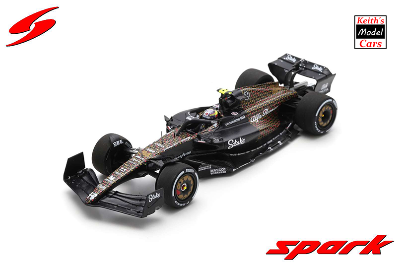 [1/43 Scale] Alfa Romeo F1 Team Stake C42 - Las Vegas GP 2023 - No.24 Zhou Guanyu by Spark Models