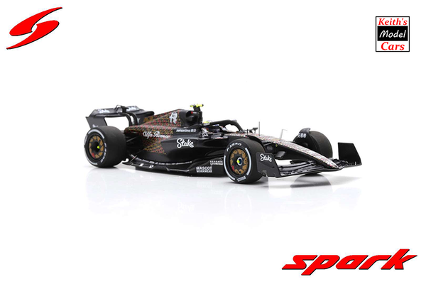 [1/43 Scale] Alfa Romeo F1 Team Stake C42 - Las Vegas GP 2023 - No.24 Zhou Guanyu by Spark Models