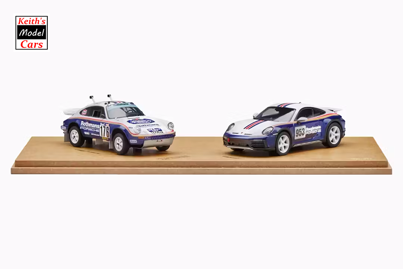 1:43 Scale Spark Models Porsche 911 Dakar Rothmans Set 2023 ...