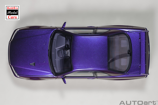 [1/18 Scale] Nissan Skyline GT-R (R34) V-Spec II in Midnight Purple III w/ BBS LM Wheels by AUTOart Models