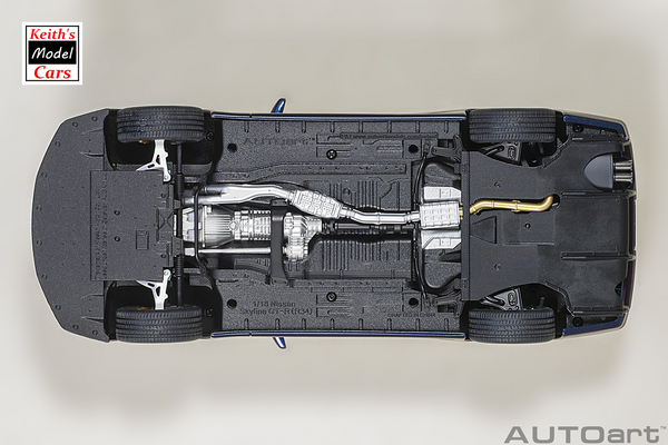 [1/18 Scale] Nissan Skyline GT-R (R34) V-Spec II in Midnight Purple III w/ BBS LM Wheels by AUTOart Models